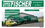 Firmen-Website für das Transportunternehmen <b>Otto Fischer - Spezialtransporte & Krandienst</b>