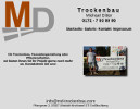 Firmen-Website für das Unternehmen <b>Trockenbau Michael Ditter</b>