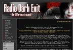 Website für das Internet-Radio <i>Radio Dark Exit</i>